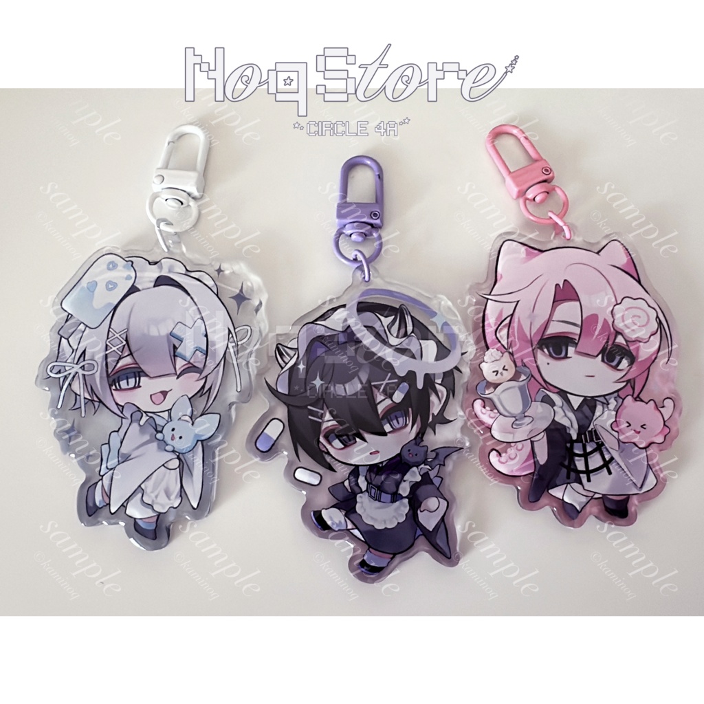 【C152 】: ドーミングアクキー(両面印刷)