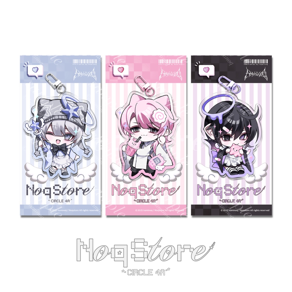 【C154 】: ドーミングアクキー(両面印刷)