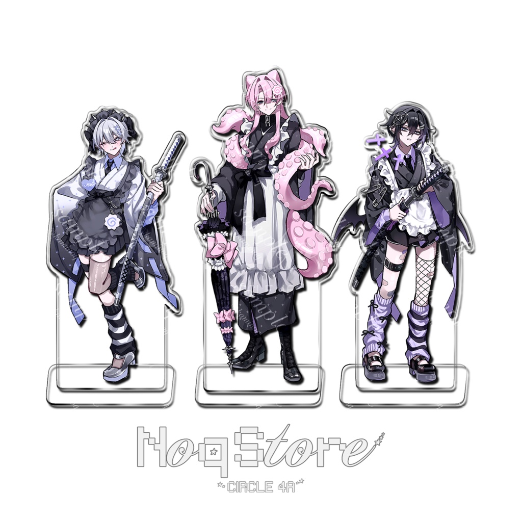 【C154】: アクリルスタンド(両面印刷)