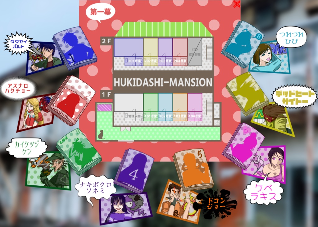 マダミス風ストプレ『吹出荘のベタな人達』