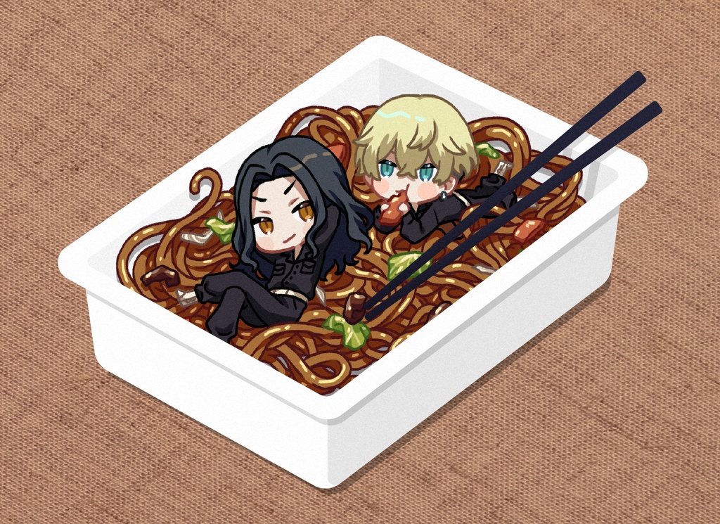 ばじふゆカップ焼きそばアクキー