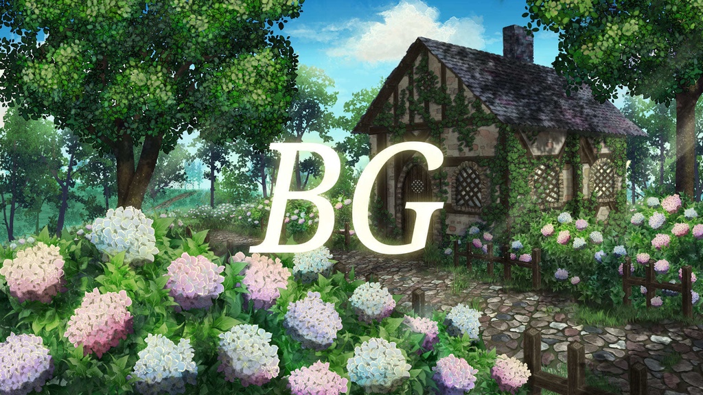 背景「ファンタジーハウス」6つのバリエーション/ BG "Fantasy house" 