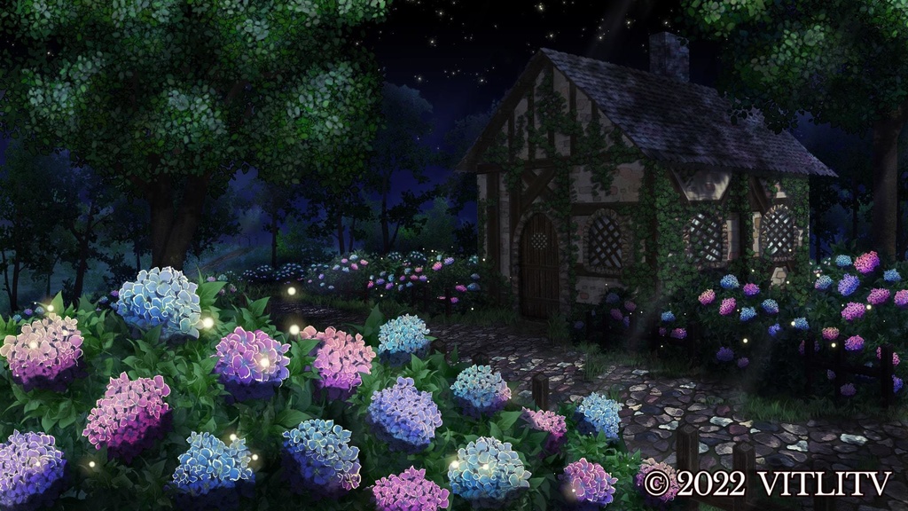 背景「ファンタジーハウス」6つのバリエーション/ BG "Fantasy house"