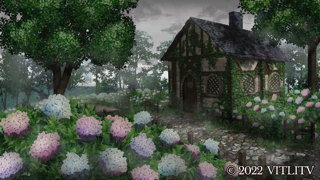 背景「ファンタジーハウス」6つのバリエーション/ BG "Fantasy house"