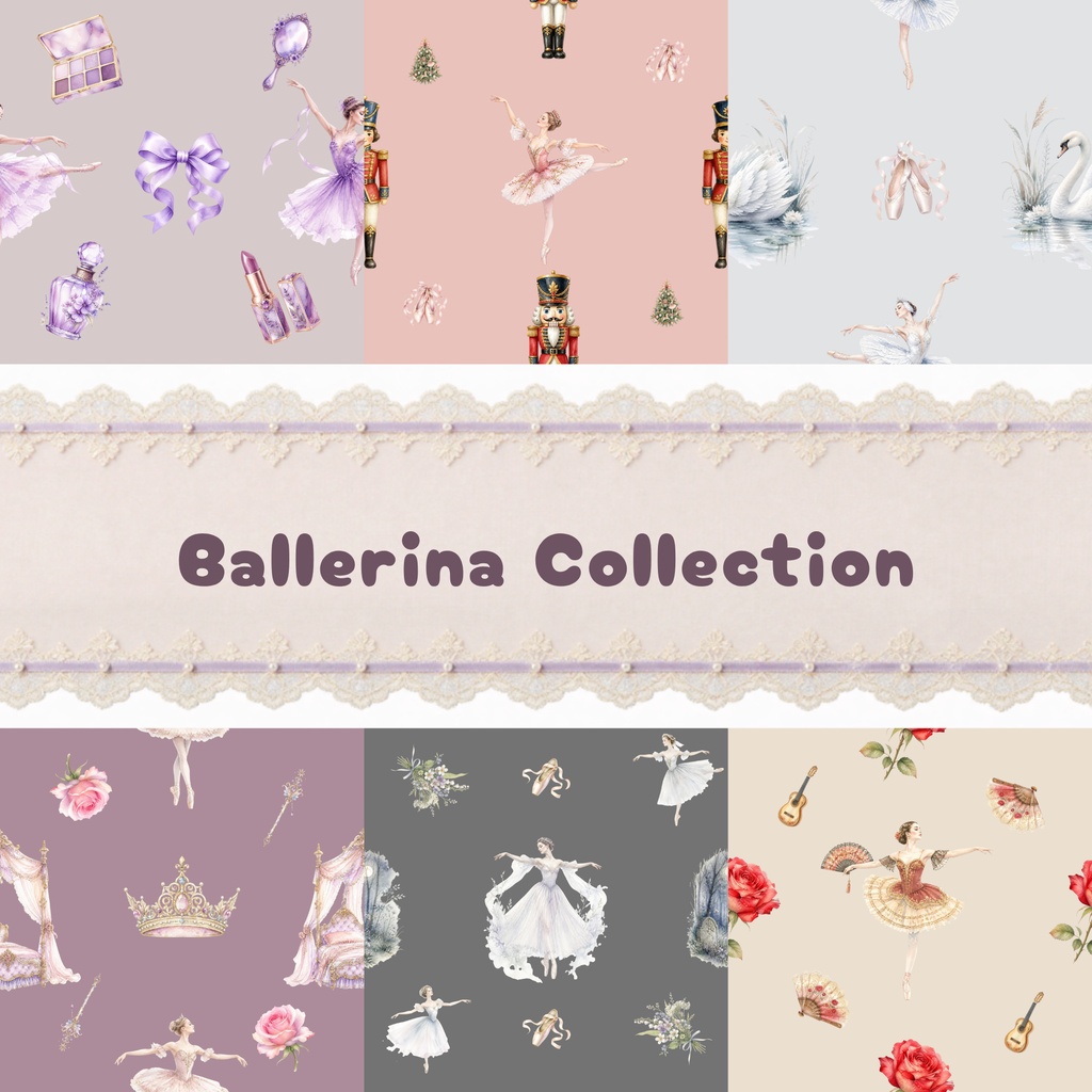 デザインペーパー　Ballerina Collection