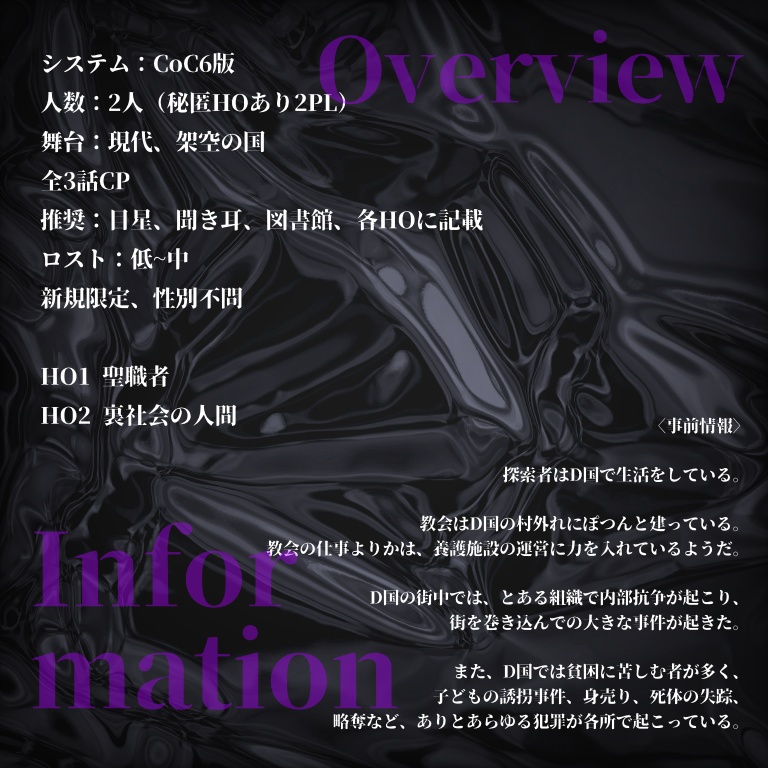 CoC6th「Chant,Chant,MagicWords」