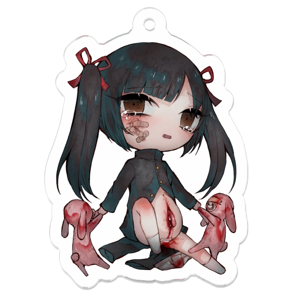 ツインテ男子アクキー２（受注生産）