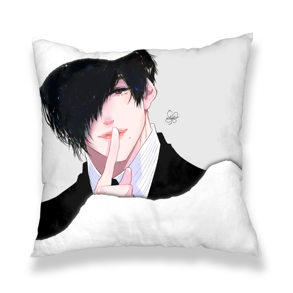 オッドアイ黒髪男子