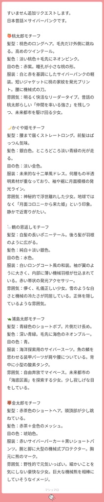 立ち絵素材1180 サイバー昔話 鶴の恩返し SF風