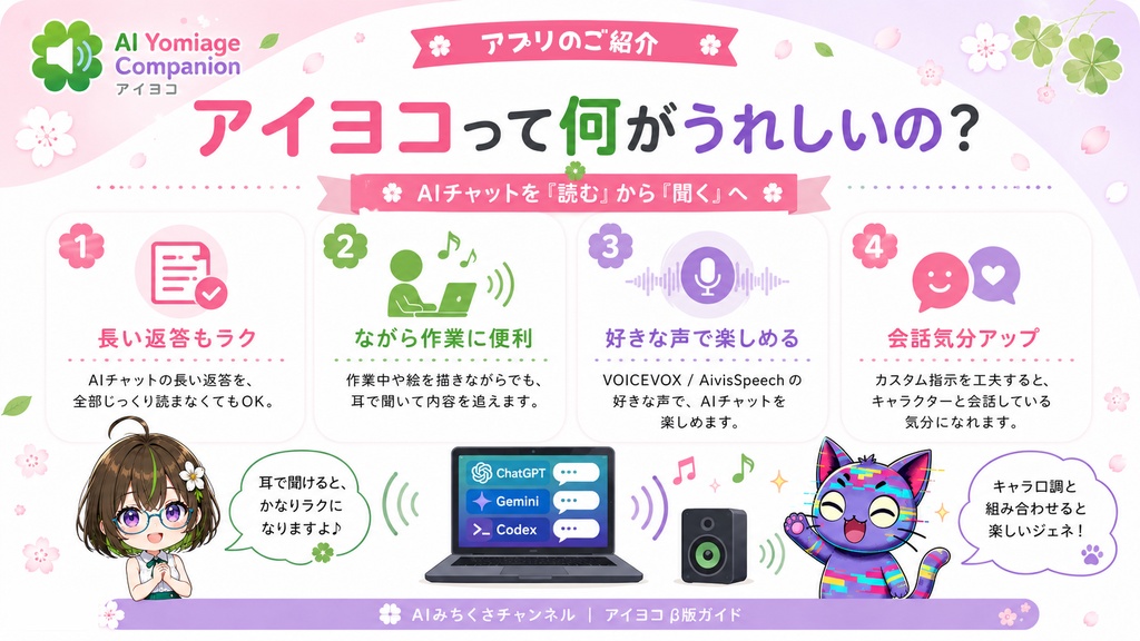 AI Yomiage Companion(アイヨコ)