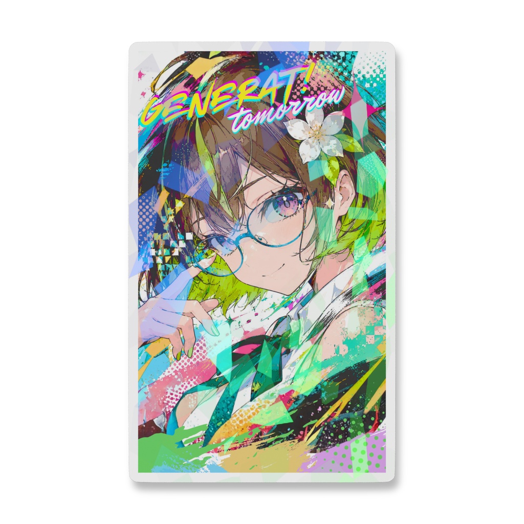 ホログラムステッカー_ Generat! tomorrow