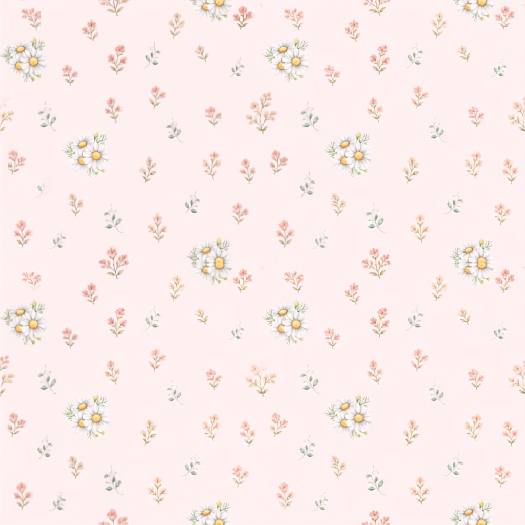 大人かわいいレトロフラワー|デジタルペーパー 6枚セット