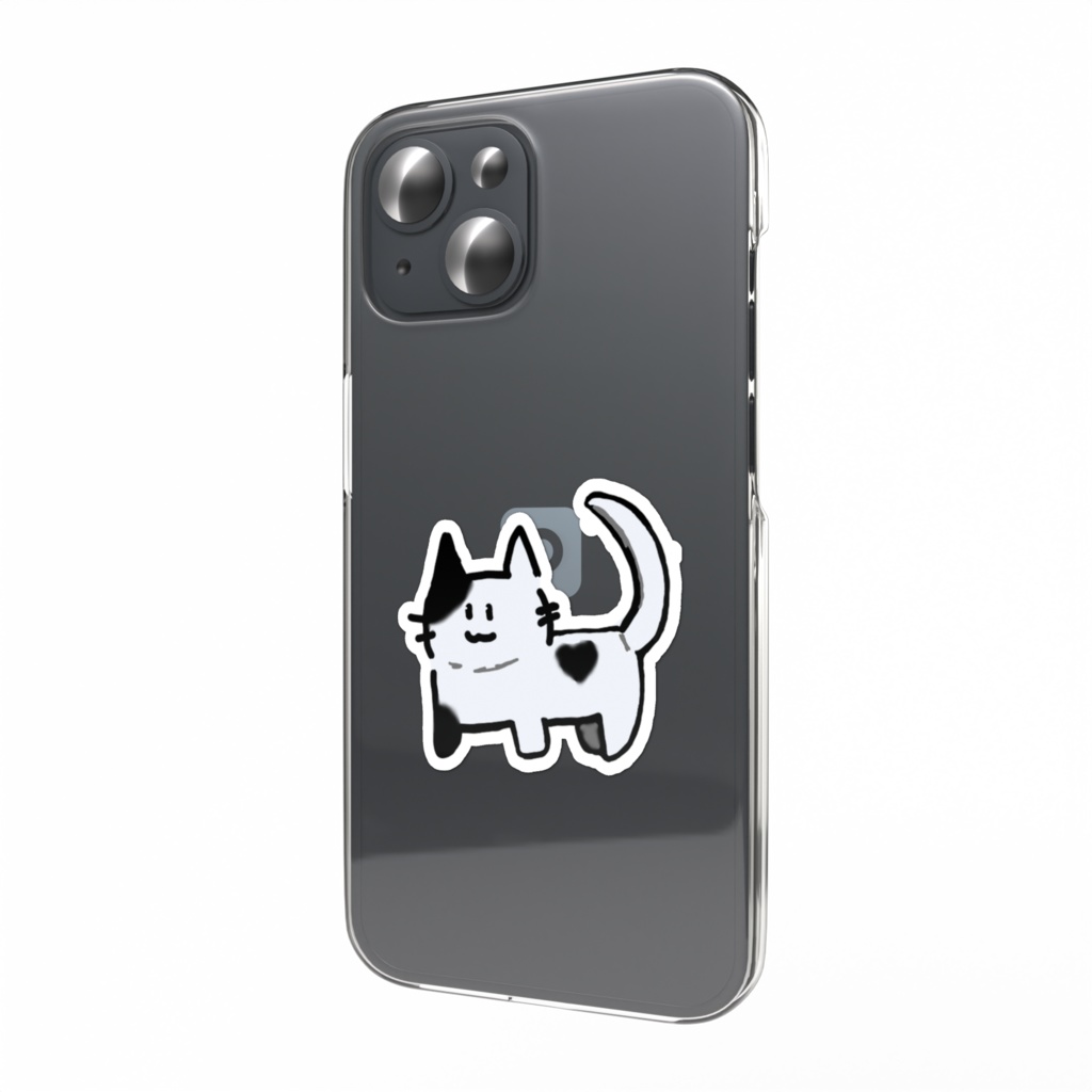 ハート模様のクロエ/ほごにゃん日和のステッカー