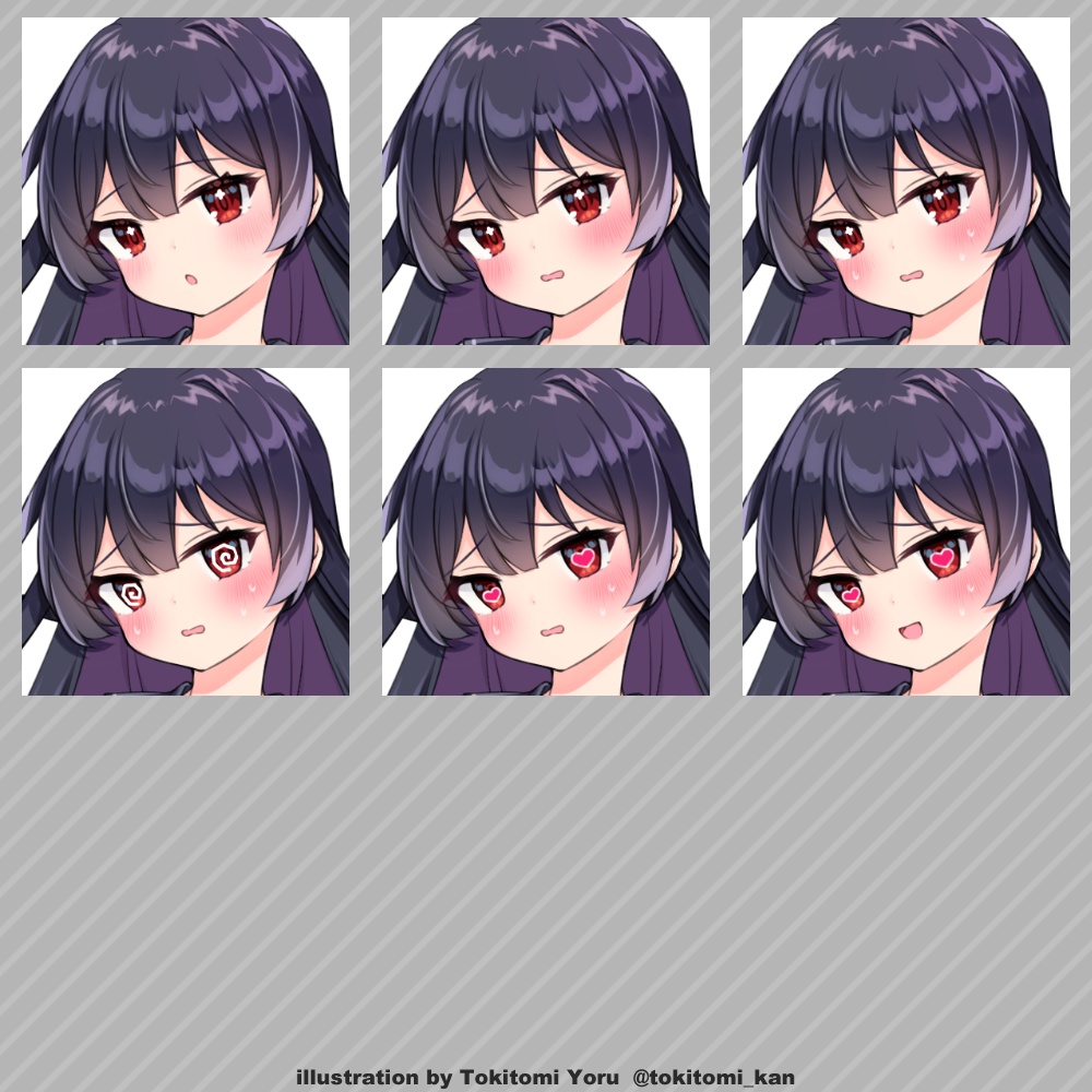 【全身立ち絵素材セット】女学生【黒髪ロングヘア/セーラー服/剣士】