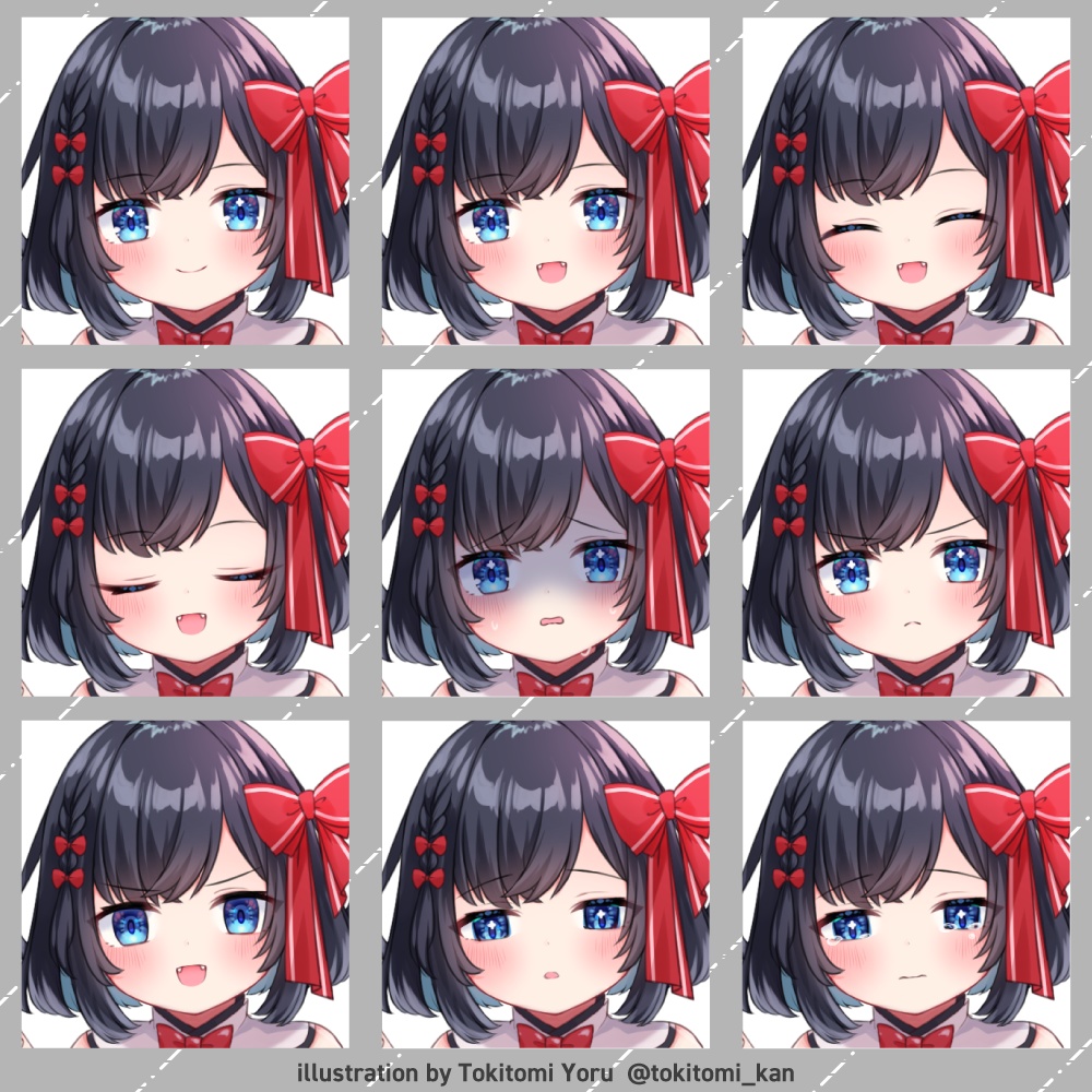 【全身立ち絵素材】ケモミミ巫女【ニーソ/ケモミミ差分/和風少女】