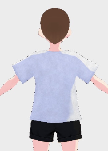 【Vroid用衣装テクスチャ】タイガージムTシャツ