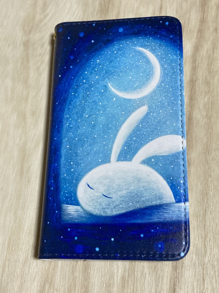 うさぎ 手帳型iPhoneケース