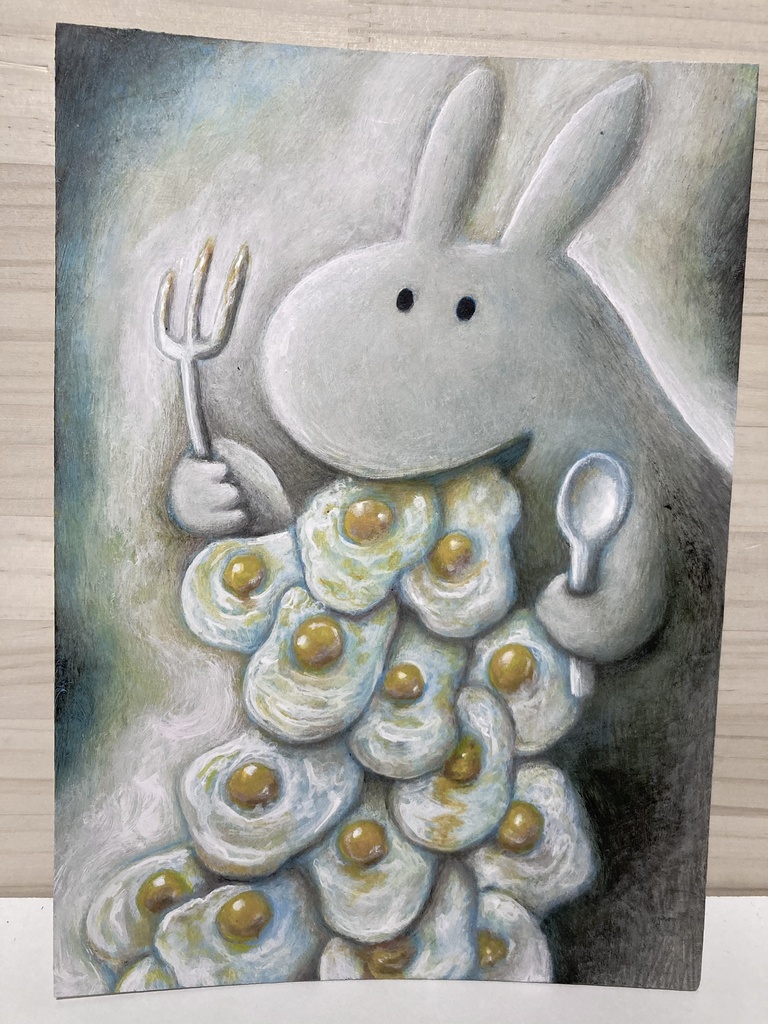絵「ぺろり」原画