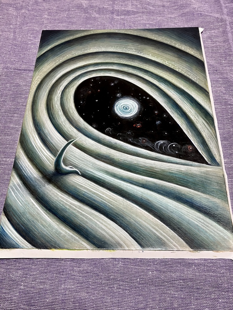絵「エウロパの夕暮れ」原画