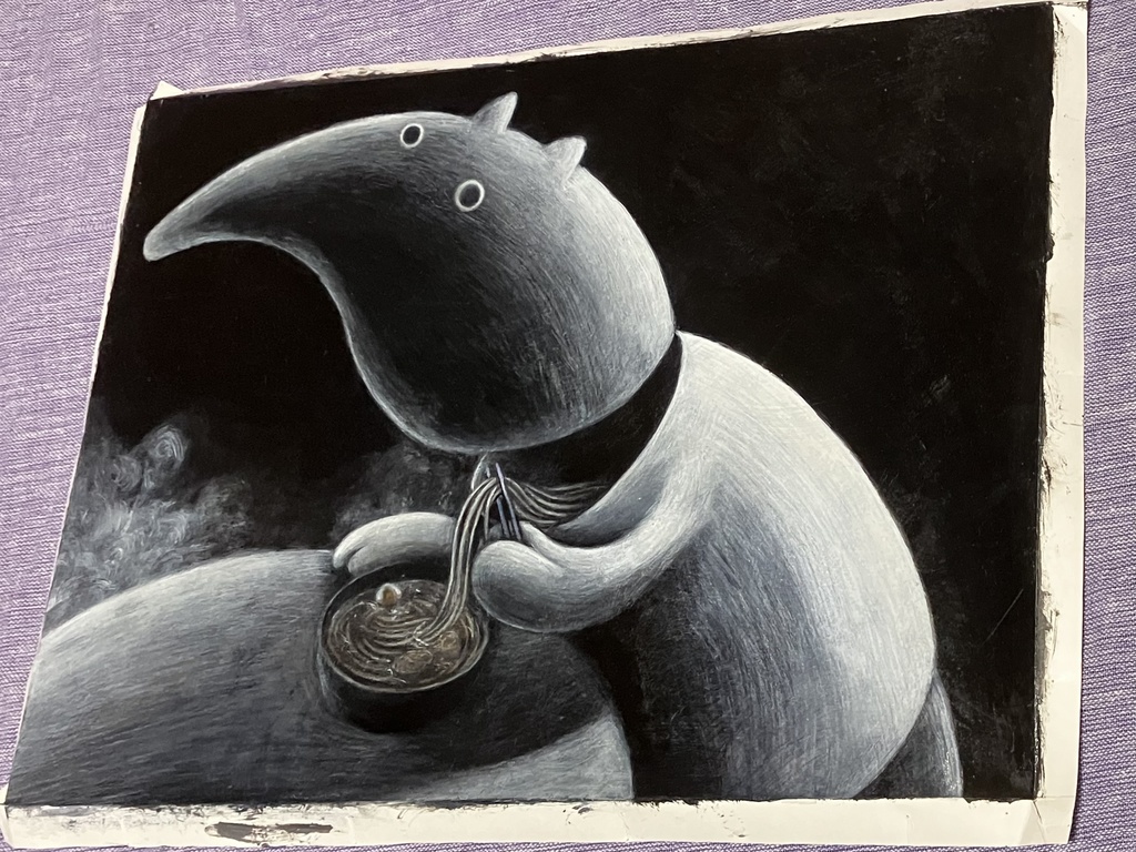 絵「知られざる生態」原画