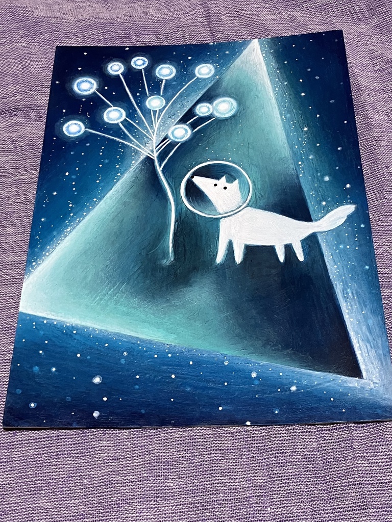 絵「再会」原画