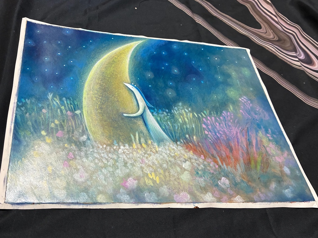 絵「地上の青い星」原画