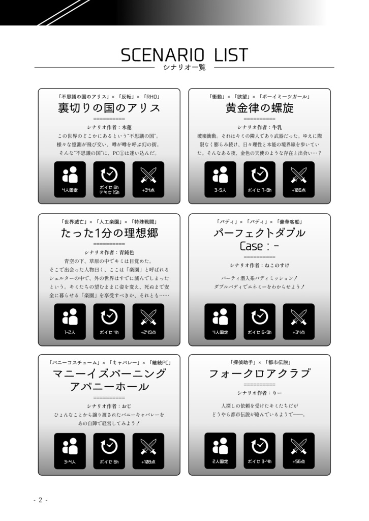 【DX3】Xenoside humaniX【非公式シナリオ集】