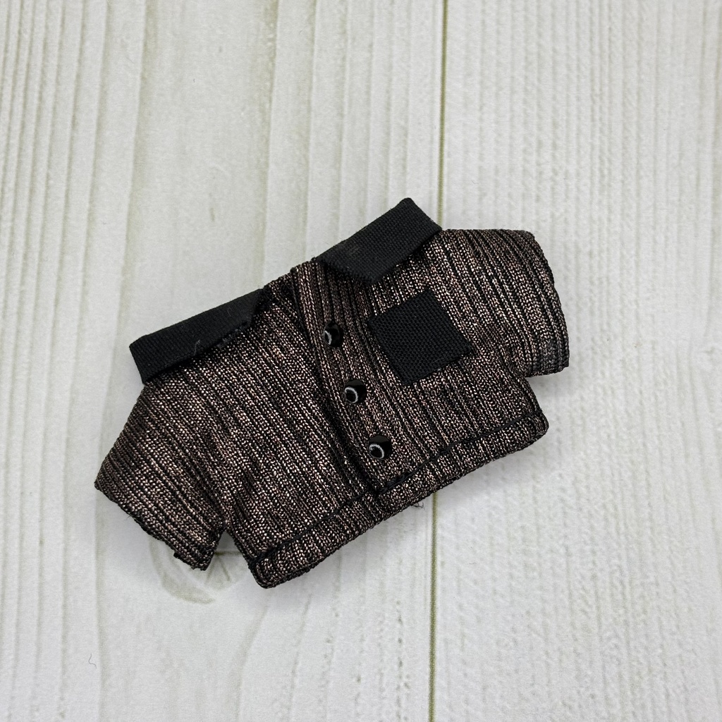 【10cmぬい】ラメシャツ(バイカラー)