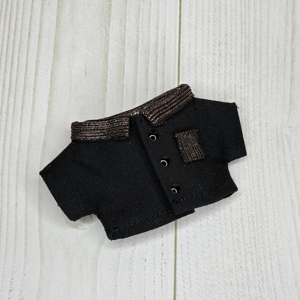 【10cmぬい】ラメシャツ(バイカラー)