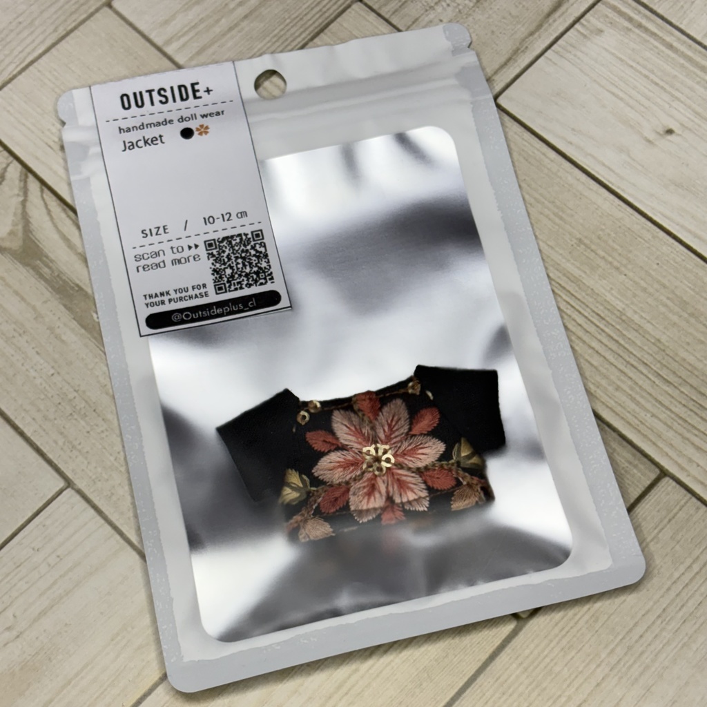 【10cmぬい】刺繍ジャケット