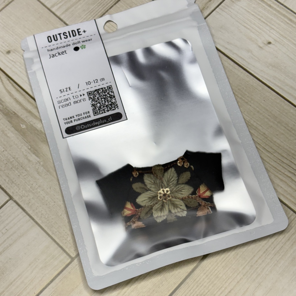 【10cmぬい】刺繍ジャケット