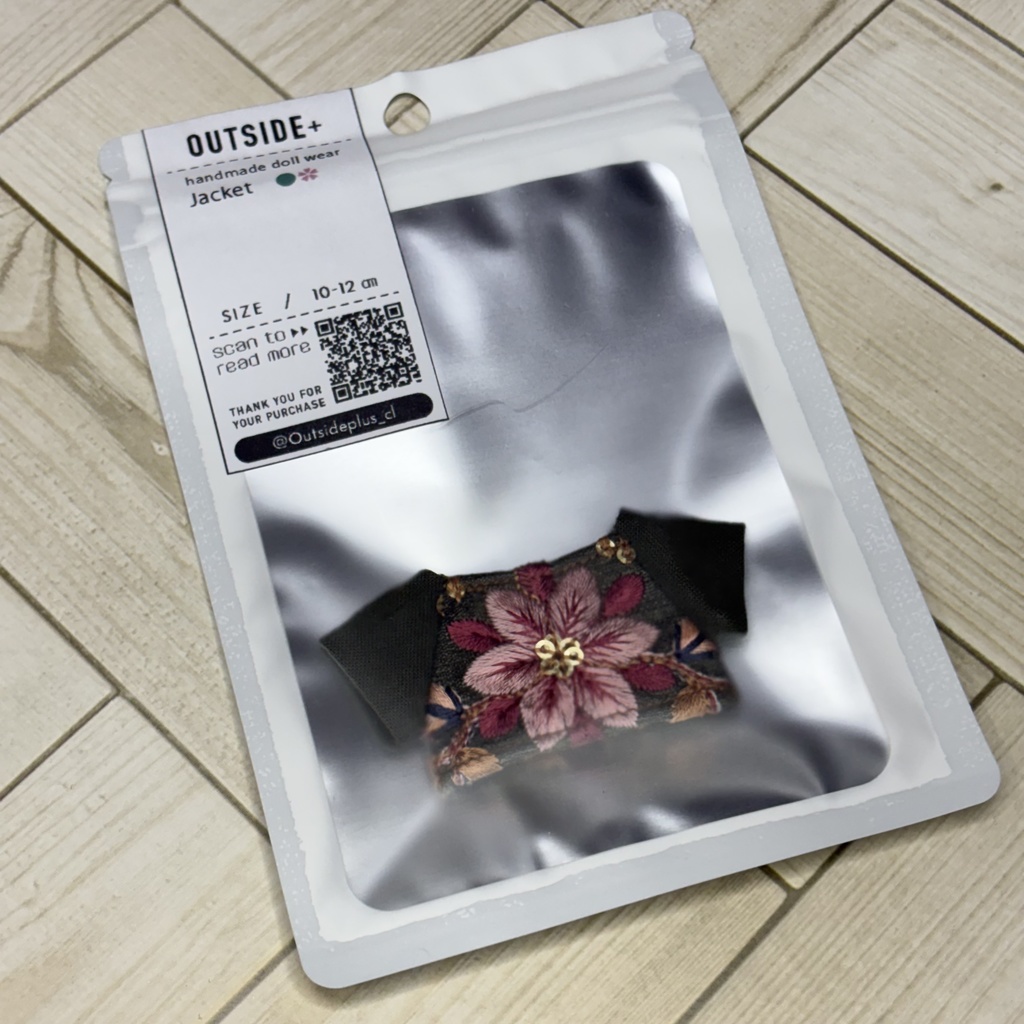 【10cmぬい】刺繍ジャケット