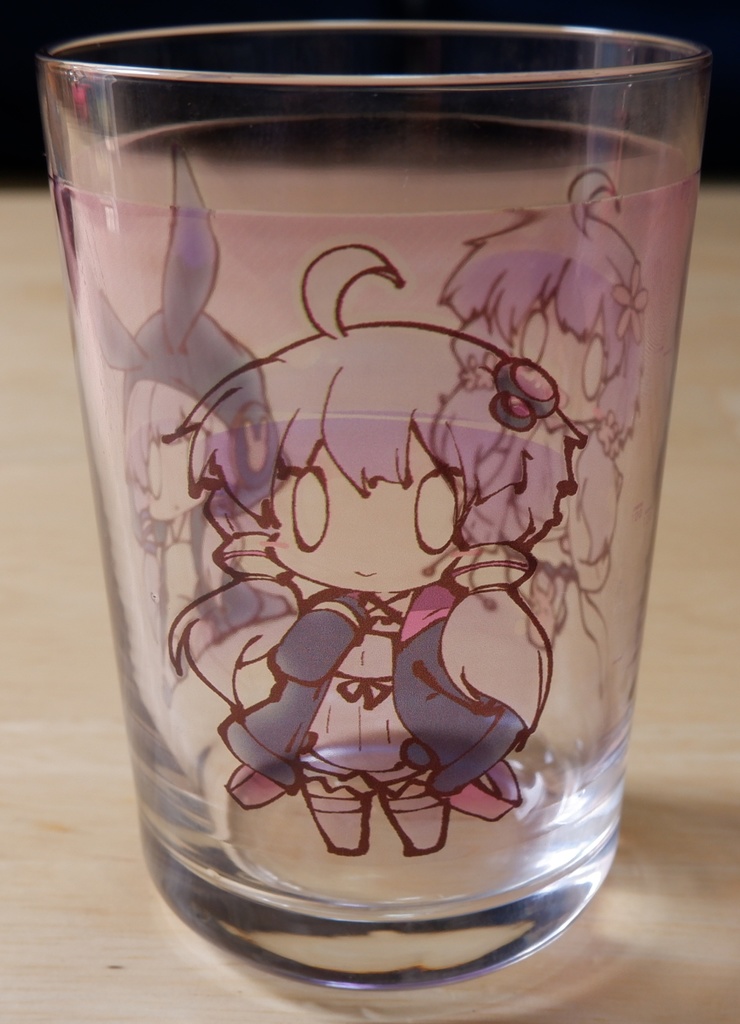 ゆかりさんテーパーグラス