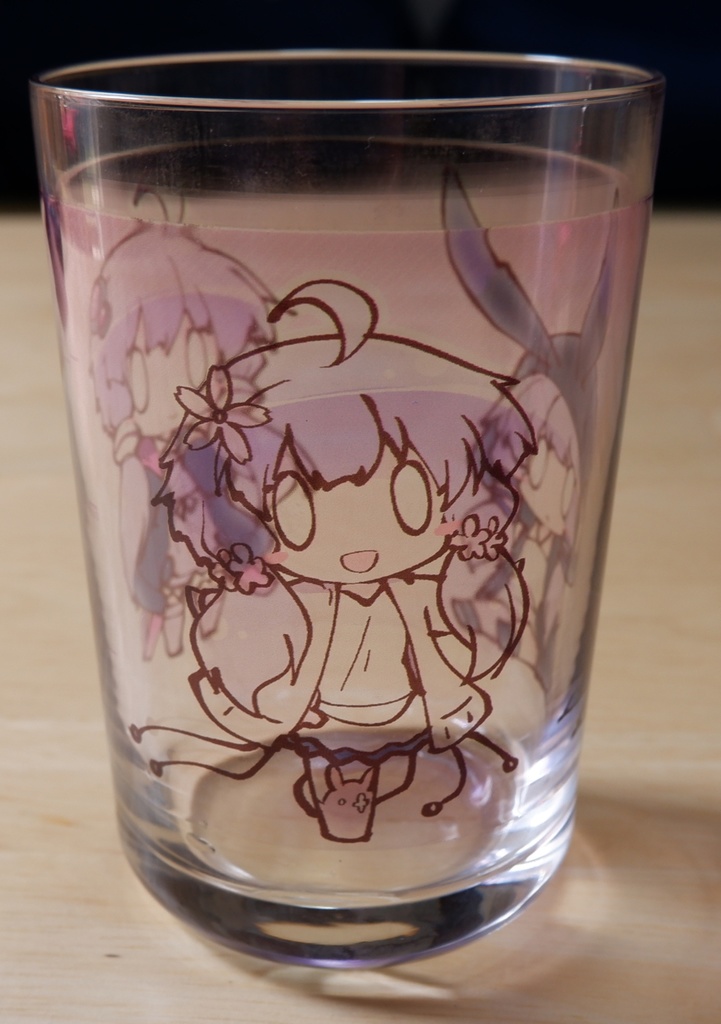 ゆかりさんテーパーグラス