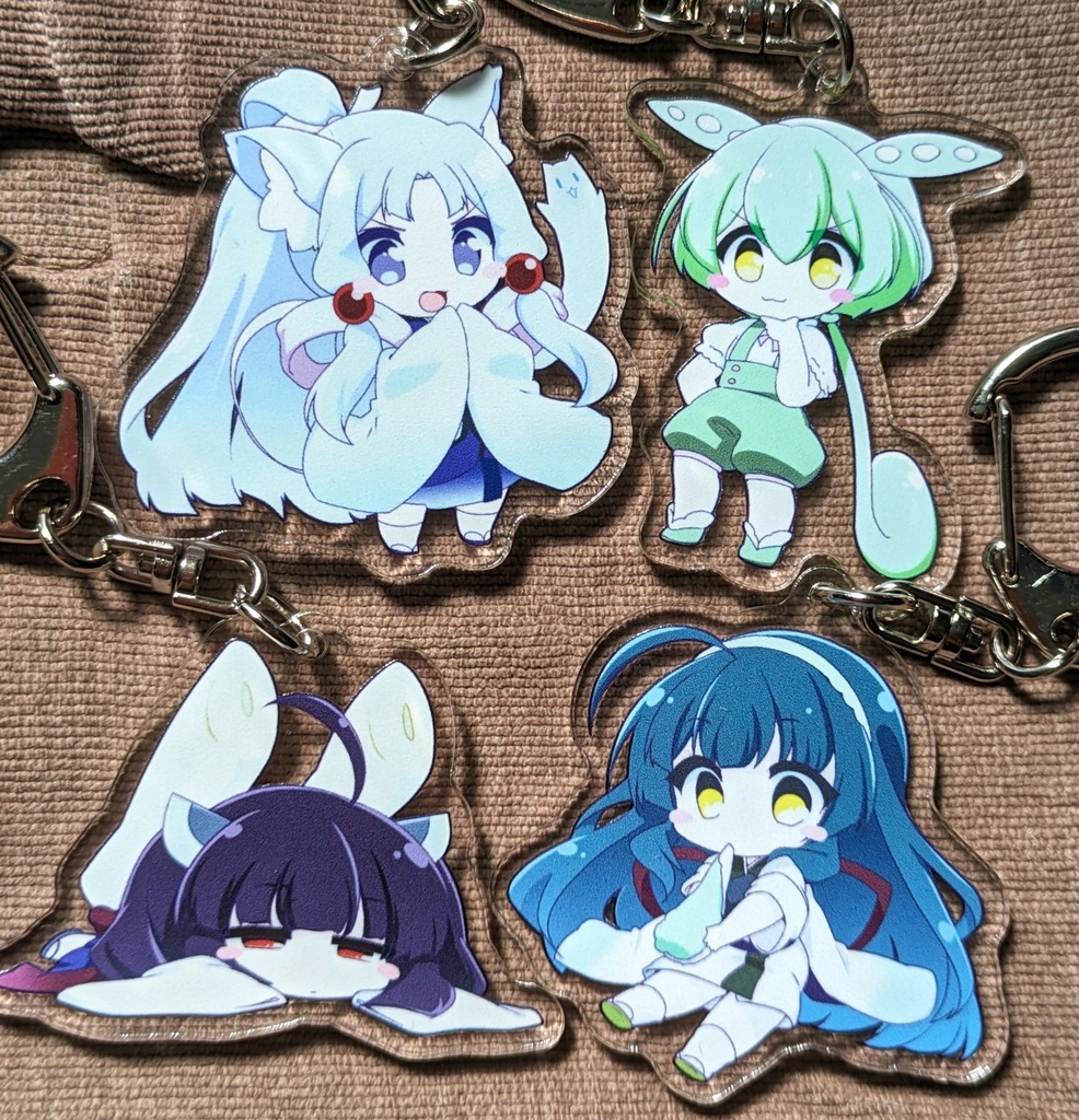 東北家アクリルキーホルダー