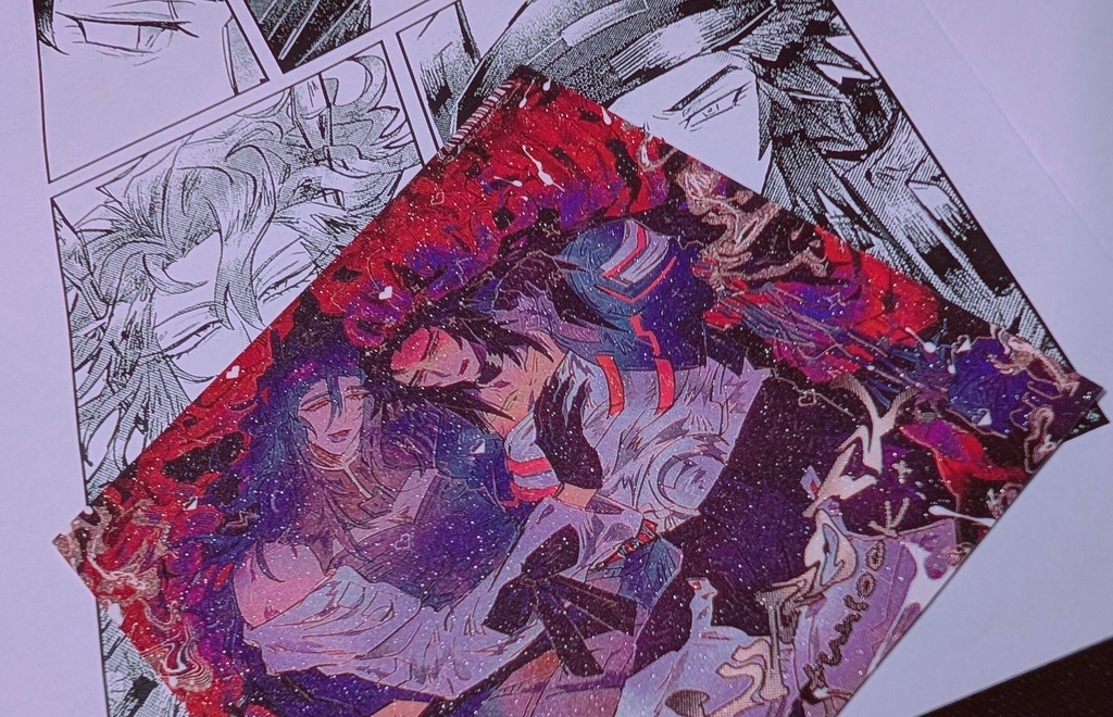 IDW  オバフォト擬女化ペーパー＋正方形ポスカセット