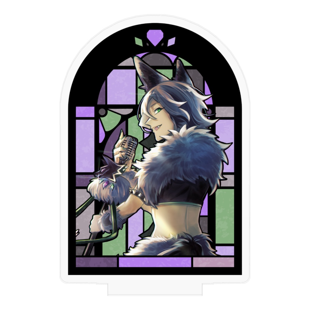 【ヴァネ×ぐり】ステンドグラス風アクリルフィギュア_ヴァネver【コラボグッズ】