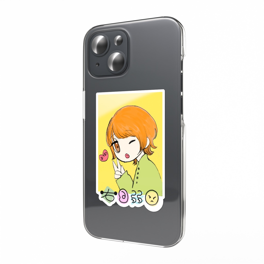 右耳よわこステッカー