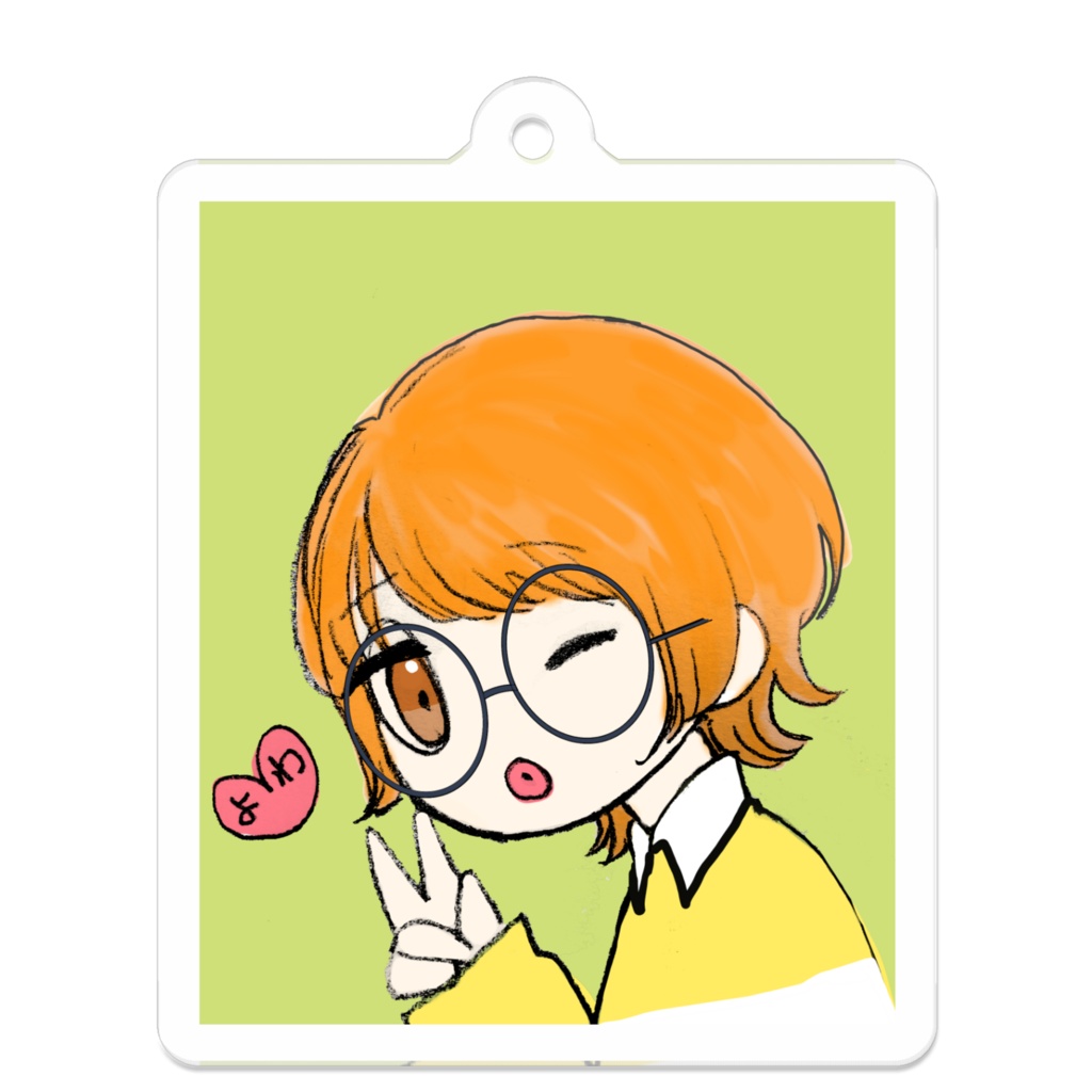 右耳よわこアクキー