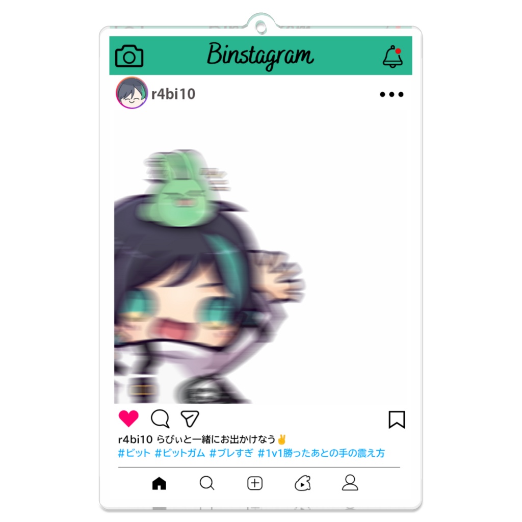 ビット SNS風アクキー 手ブレver.
