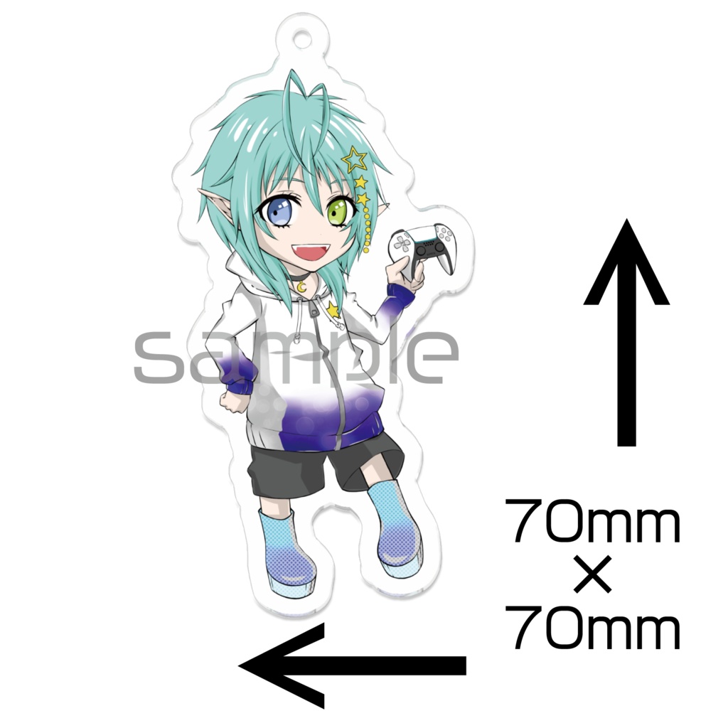 星ノ瀬蒼　アクリルキーホルダーB