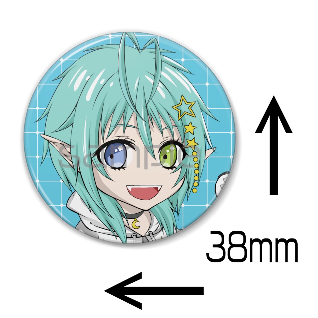 星ノ瀬蒼　缶バッジB