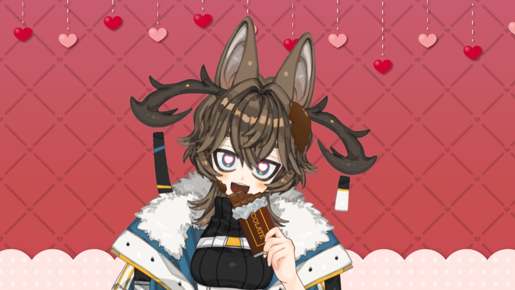 【無料】カスタマイズ可能!バレンタイン素材【フリー素材】