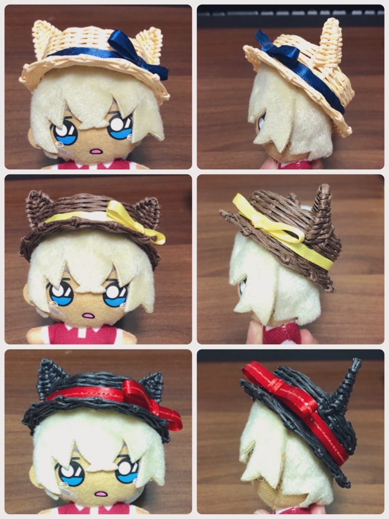 猫耳カンカン帽