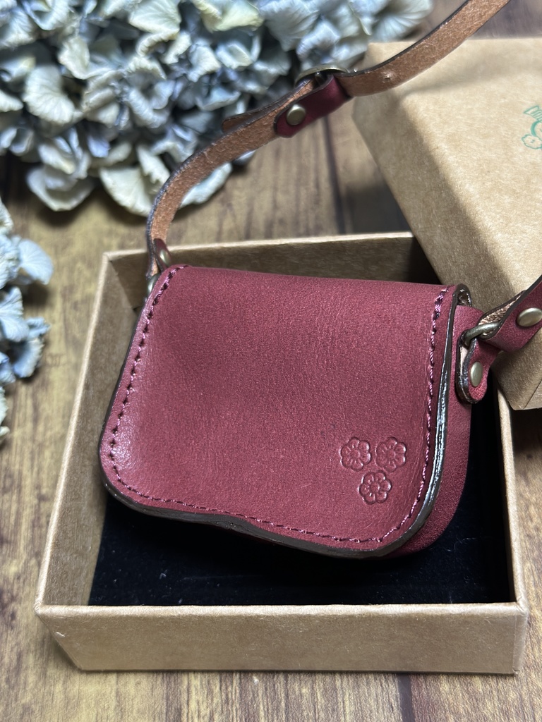 本革 ダブルベルト鞄 40センチドールサイズ