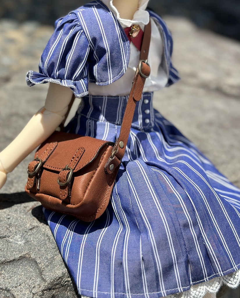 本革ダブルベルト鞄 60センチサイズ