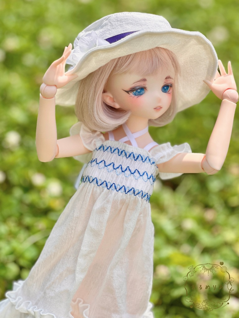 スモッキングサマーワンピース