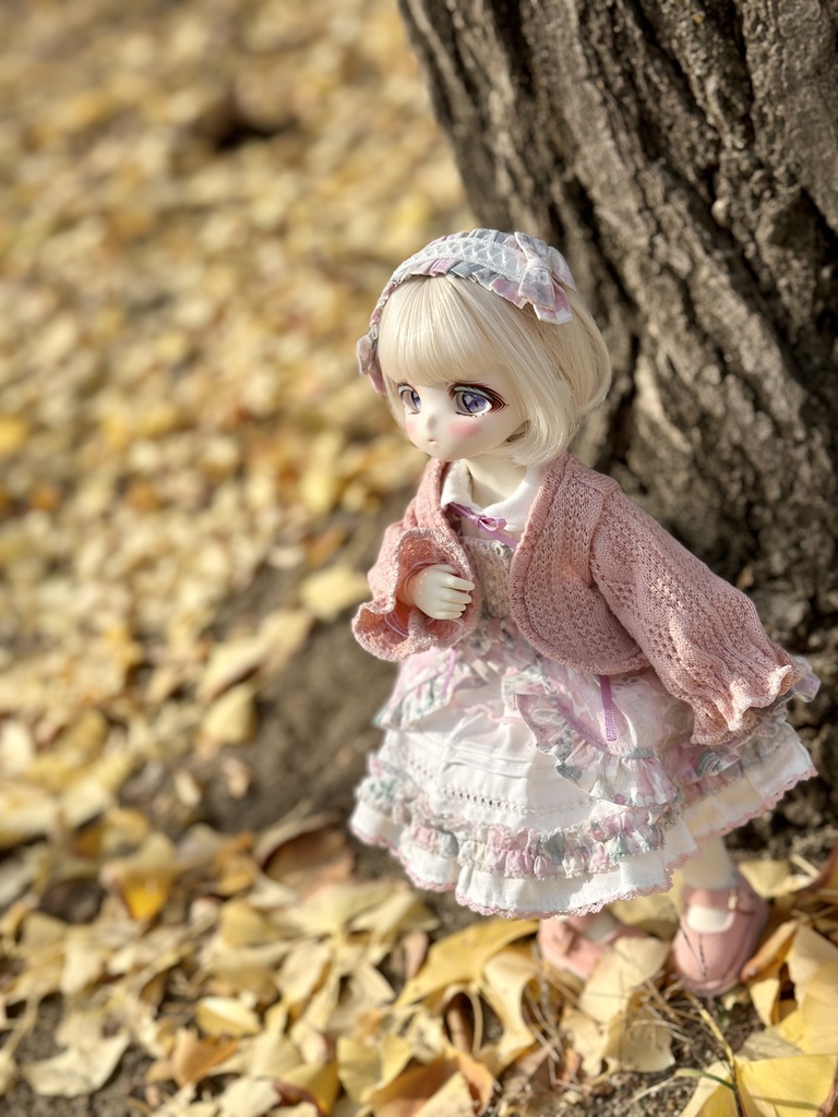 アラン調カーディガン 1/6サイズ