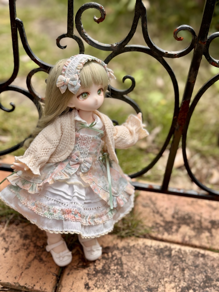 アラン調カーディガン 1/6サイズ