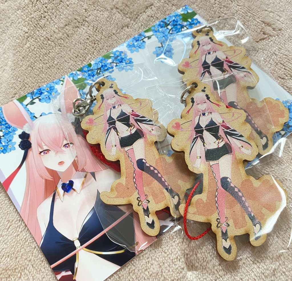 【お値下げ🌸】木製ストラップ